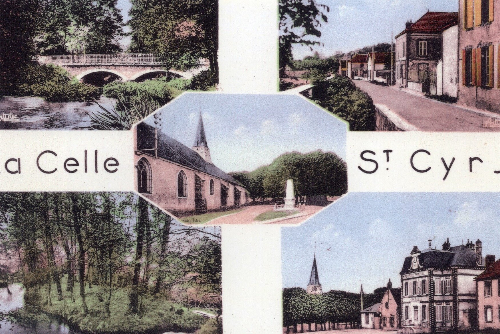 cartes postales anciennes - carte recente vues diverses