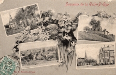 cartes postales anciennes - 59-114 souvenirs de la celle st cyr