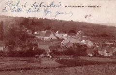 cartes postales anciennes - 55-10 vue generale prise de la voie du cormier