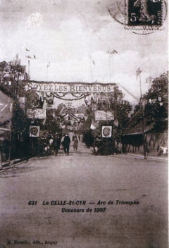 cartes postales anciennes - 61-008 arc de triomphe concours 1907 631