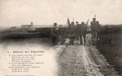 cartes postales anciennes - 63-115 misere des vignerons 4