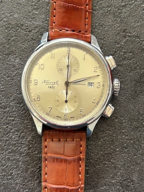Présentation chronographe Kienzle Valjoux 7750 26011406280812050918705822