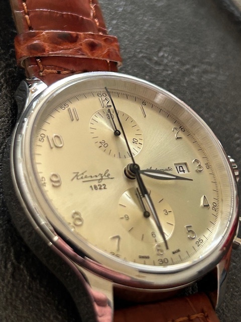 Présentation chronographe Kienzle Valjoux 7750 26011406280912050918705823