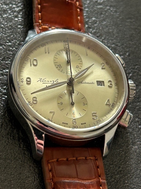 Présentation chronographe Kienzle Valjoux 7750 26011406280912050918705824