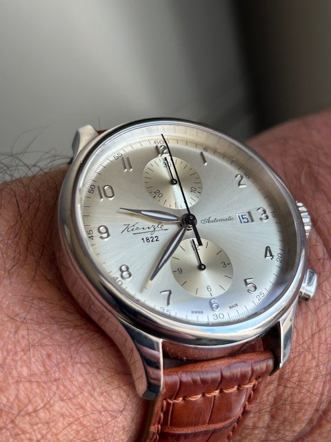 Présentation chronographe Kienzle Valjoux 7750 26011510073812050918706050