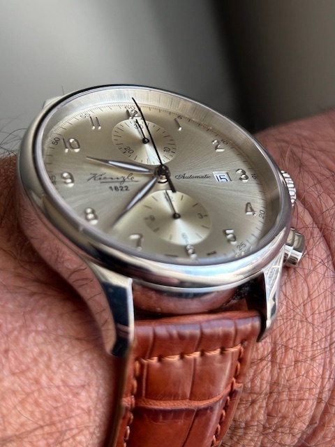 Présentation chronographe Kienzle Valjoux 7750 26011510073812050918706051