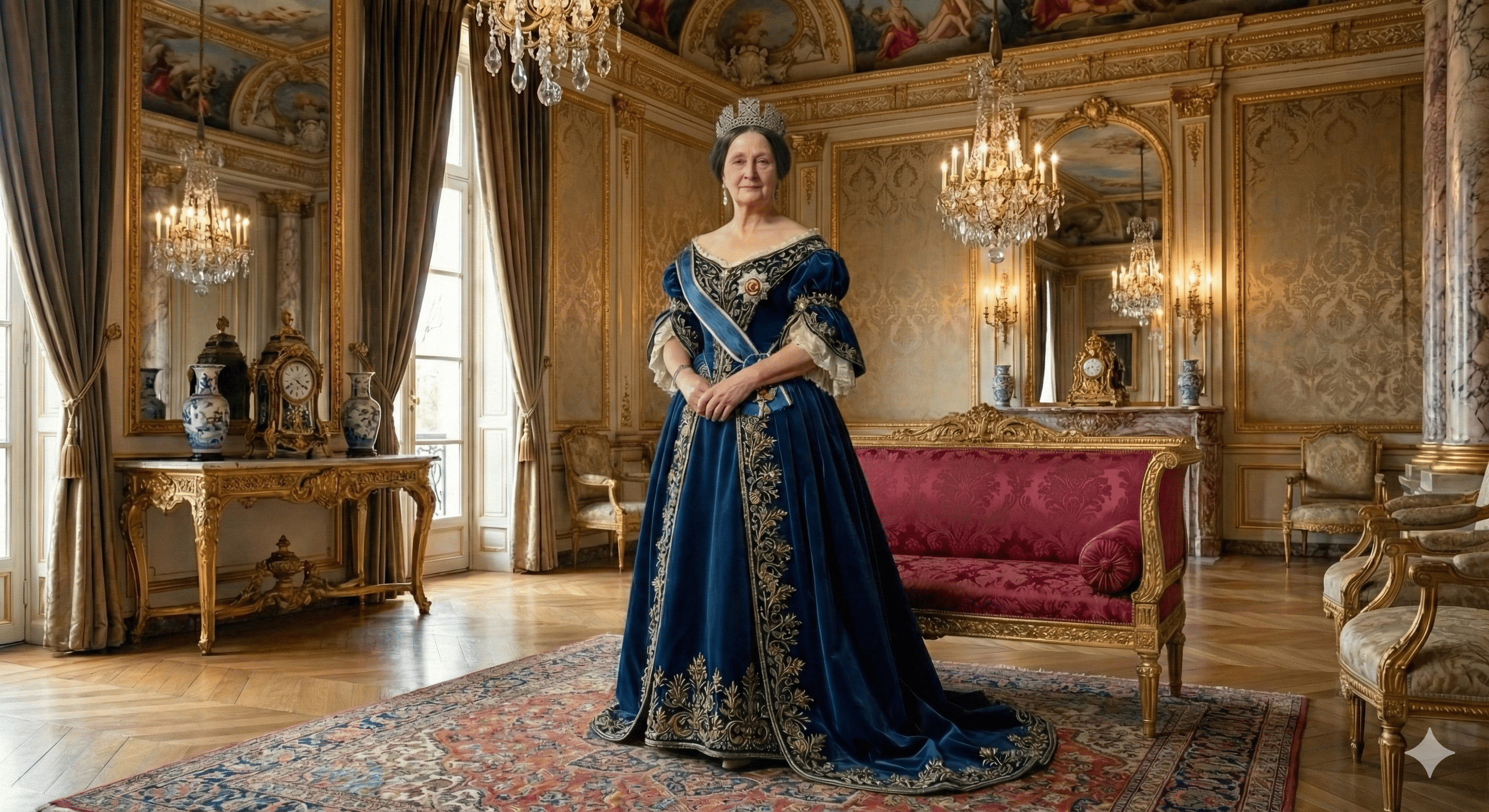 INSERER L'URL DE L'IMAGE: Reine assise (image_27.png)