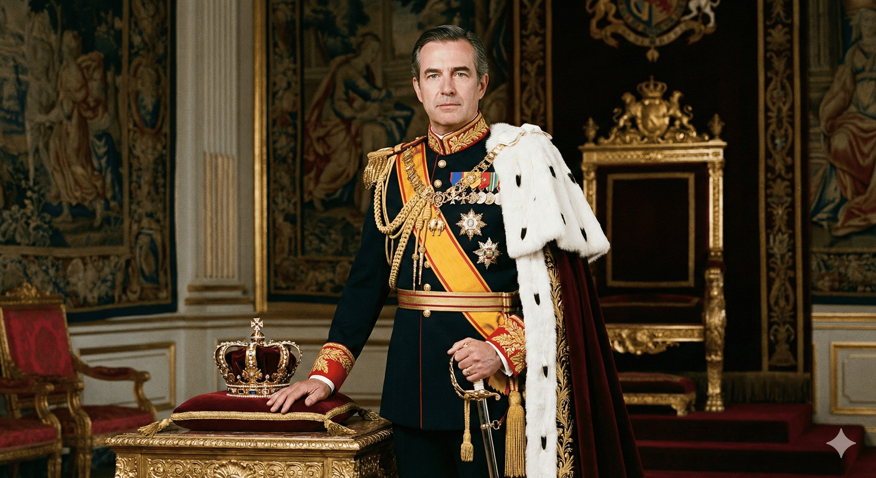 INSERER L'URL DE L'IMAGE: Roi seul (Recadrage ou image dédiée)