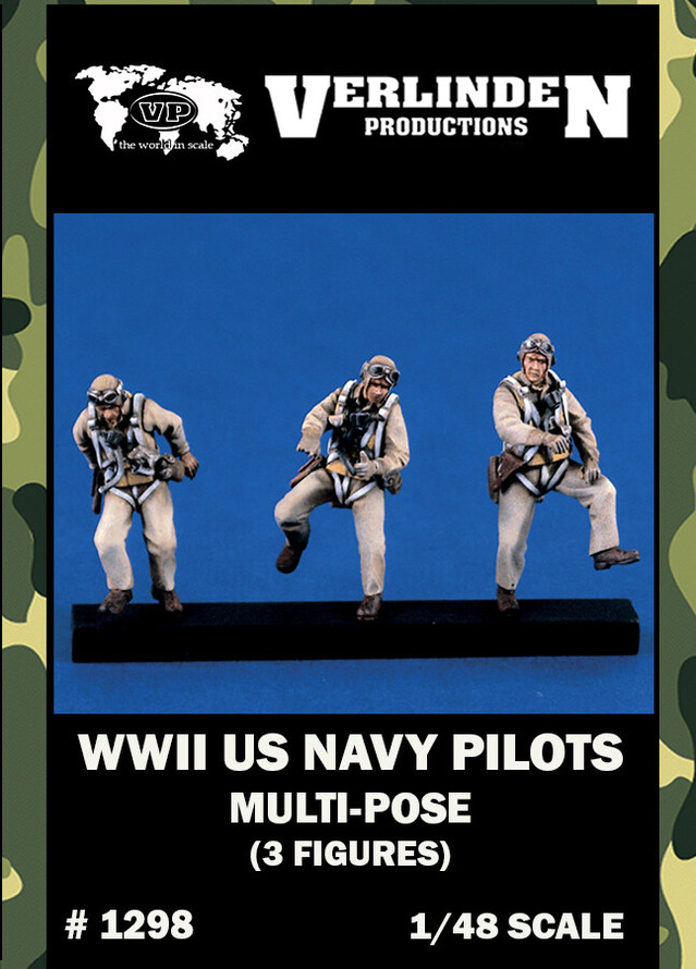 Boite mod&eacute;lisme - Figurines Verlinden US Navy pilots