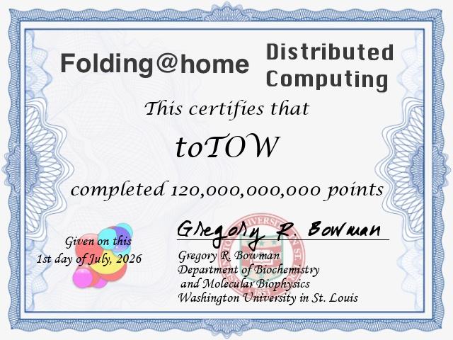 certifs plieurs (galerie) - toTOW certif=120Gpts