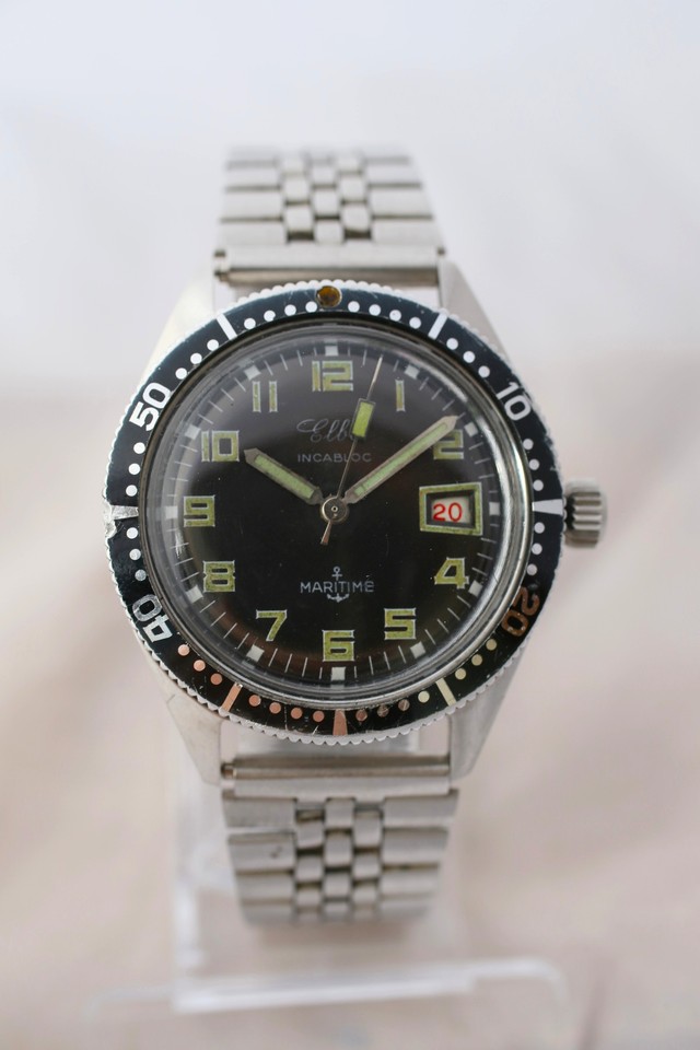 [Vends] Elbé Maritime diver manuelle vintage en acier 26100311272814657918796114