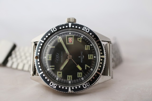 [Vends] Elbé Maritime diver manuelle vintage en acier 26100311272914657918796117